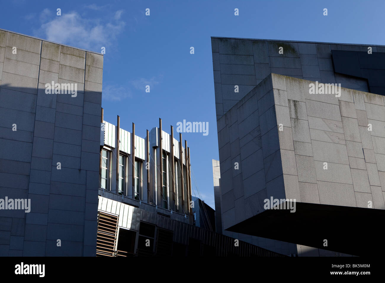 Bâtiment du Parlement écossais Edinburgh Scotland Banque D'Images