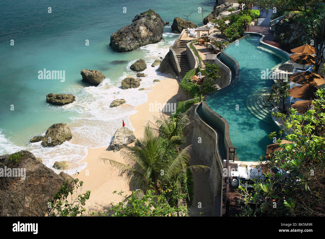 Falaise à la piscine, l'Ayana Resort and Spa Bali, Indonésie, Asie du  Sud-Est, l'Asie Photo Stock - Alamy