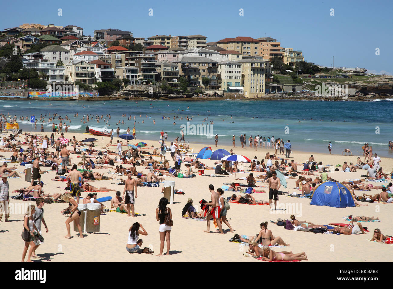 Bondi Beach, Sydney, Nouvelle-Galles du Sud, Australie, Pacifique Banque D'Images