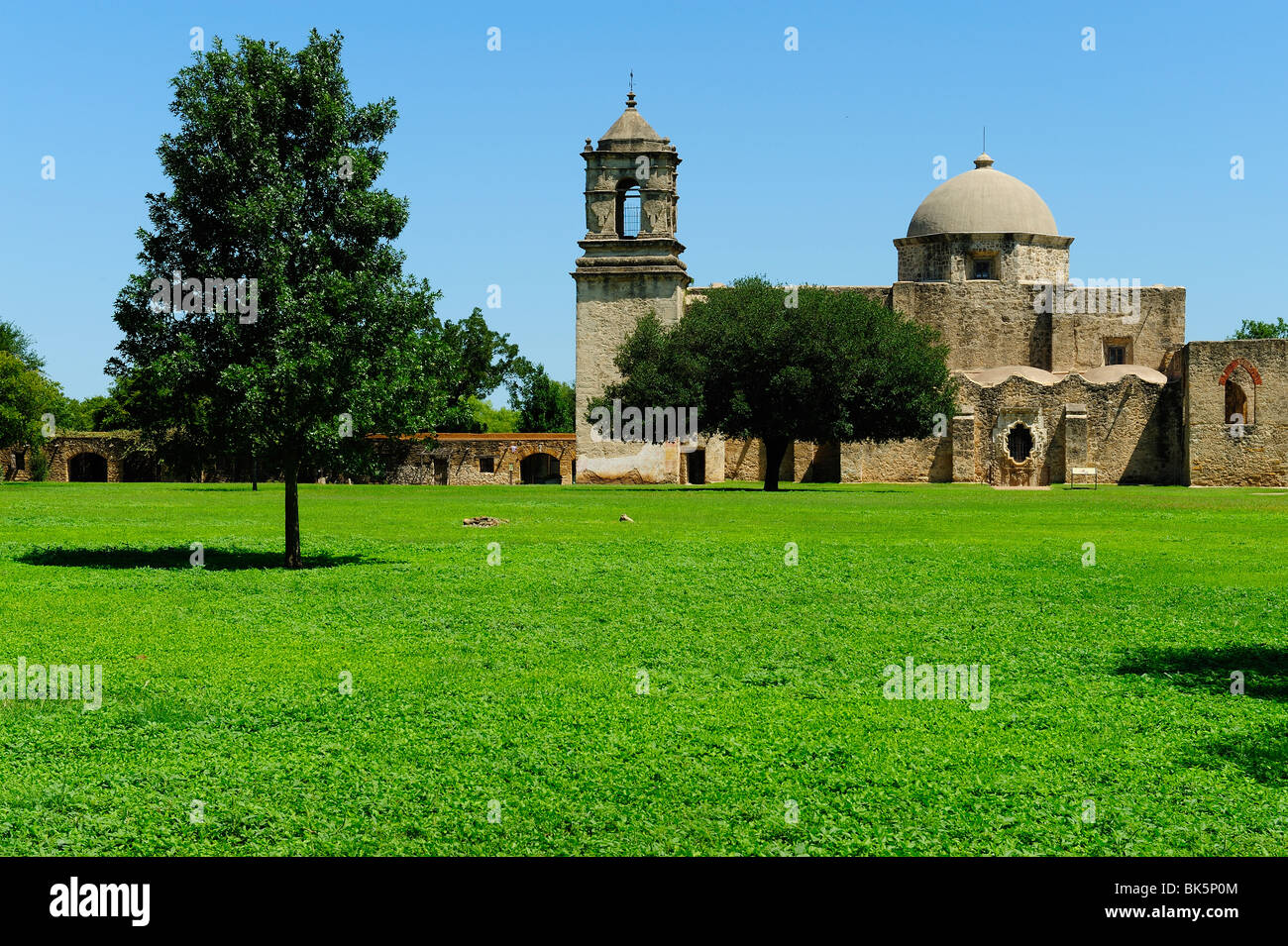 Mission espagnole l'église San José, 1720 Banque D'Images