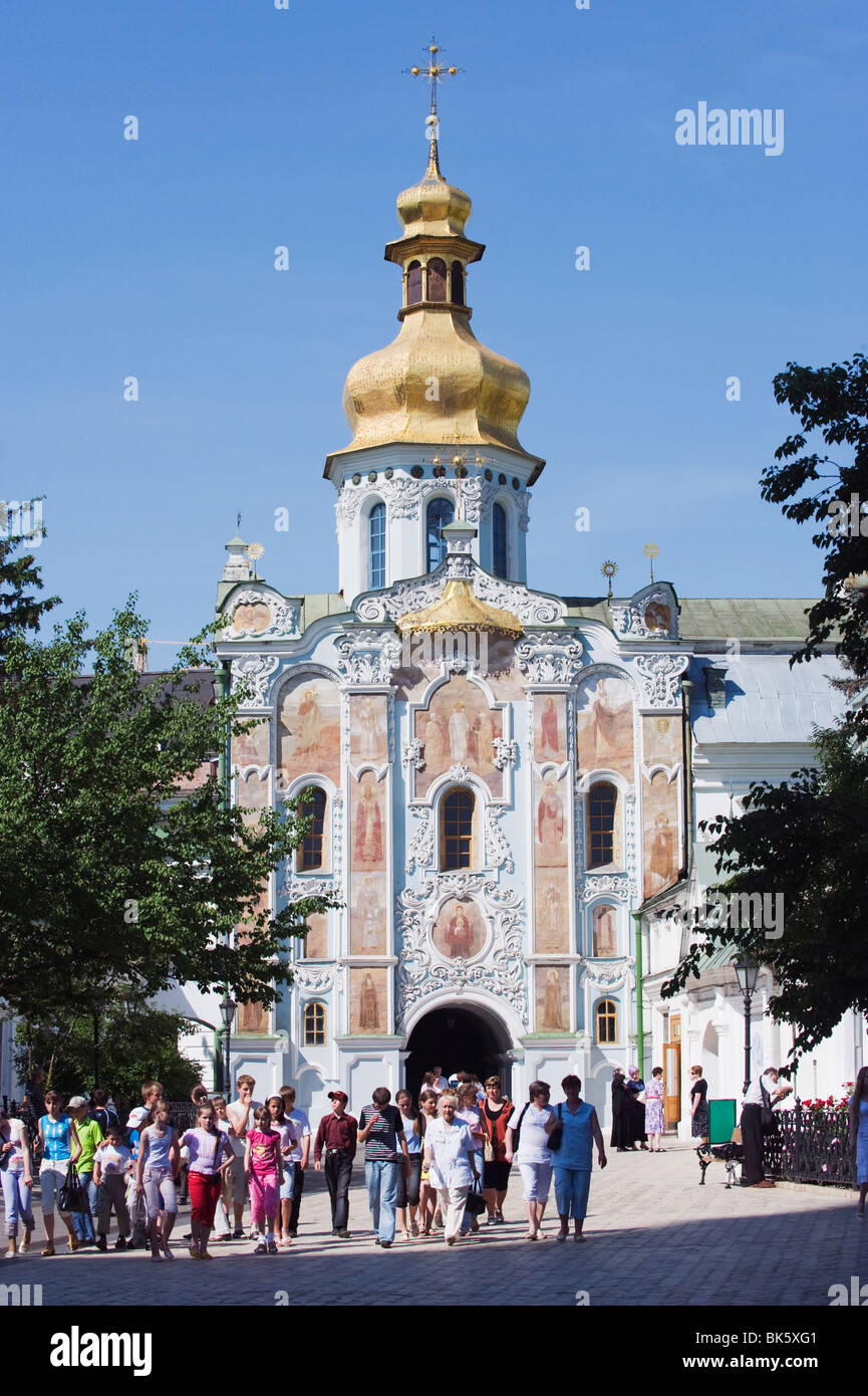 Trinity Church Gate, la laure, UNESCO World Heritage Site, Kiev, Ukraine, l'Europe Banque D'Images