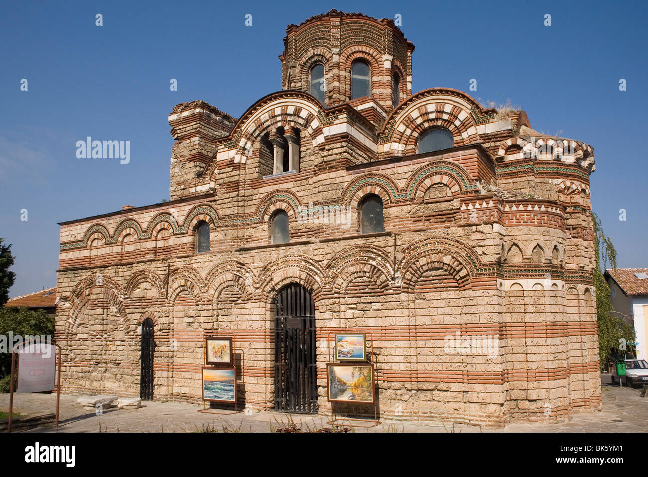 L'Église du Christ Pantocrator, NESSEBAR, Bulgarie, Europe Banque D'Images