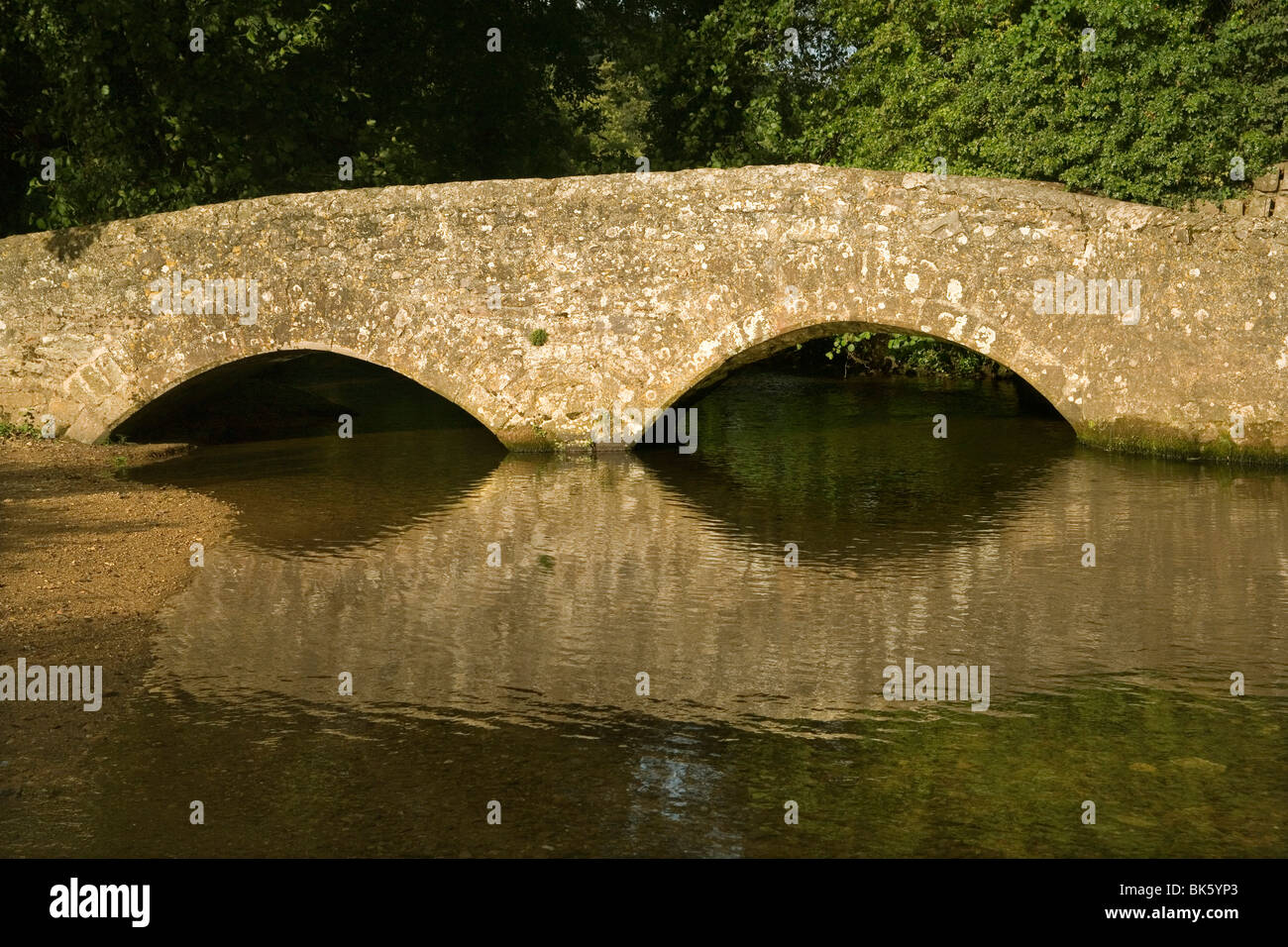 Pont Gallox, Dunster, Somerset, Angleterre, Royaume-Uni, Europe Banque D'Images