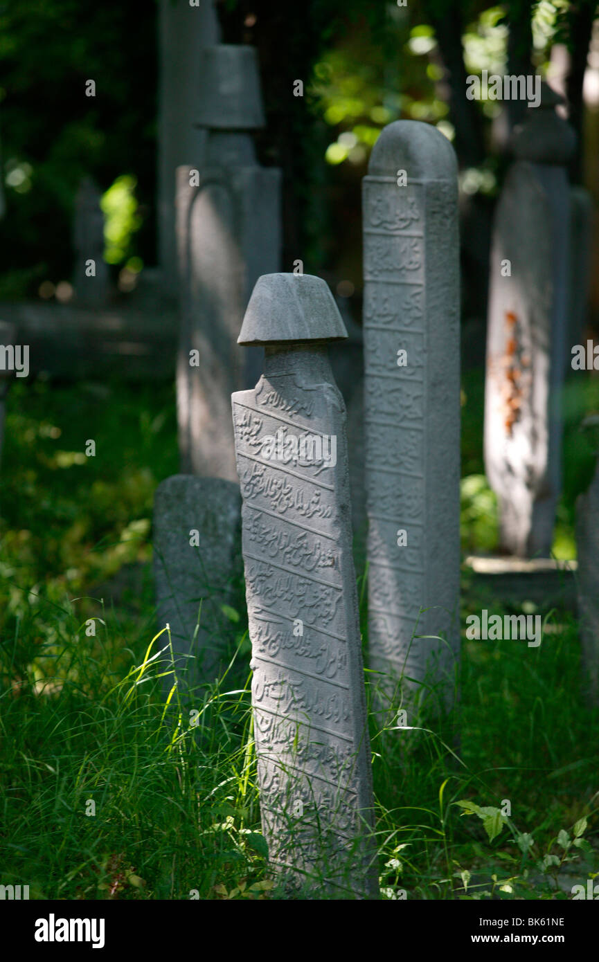 Le cimetière des derviches tourneurs, Istanbul, Turquie, Europe Banque D'Images