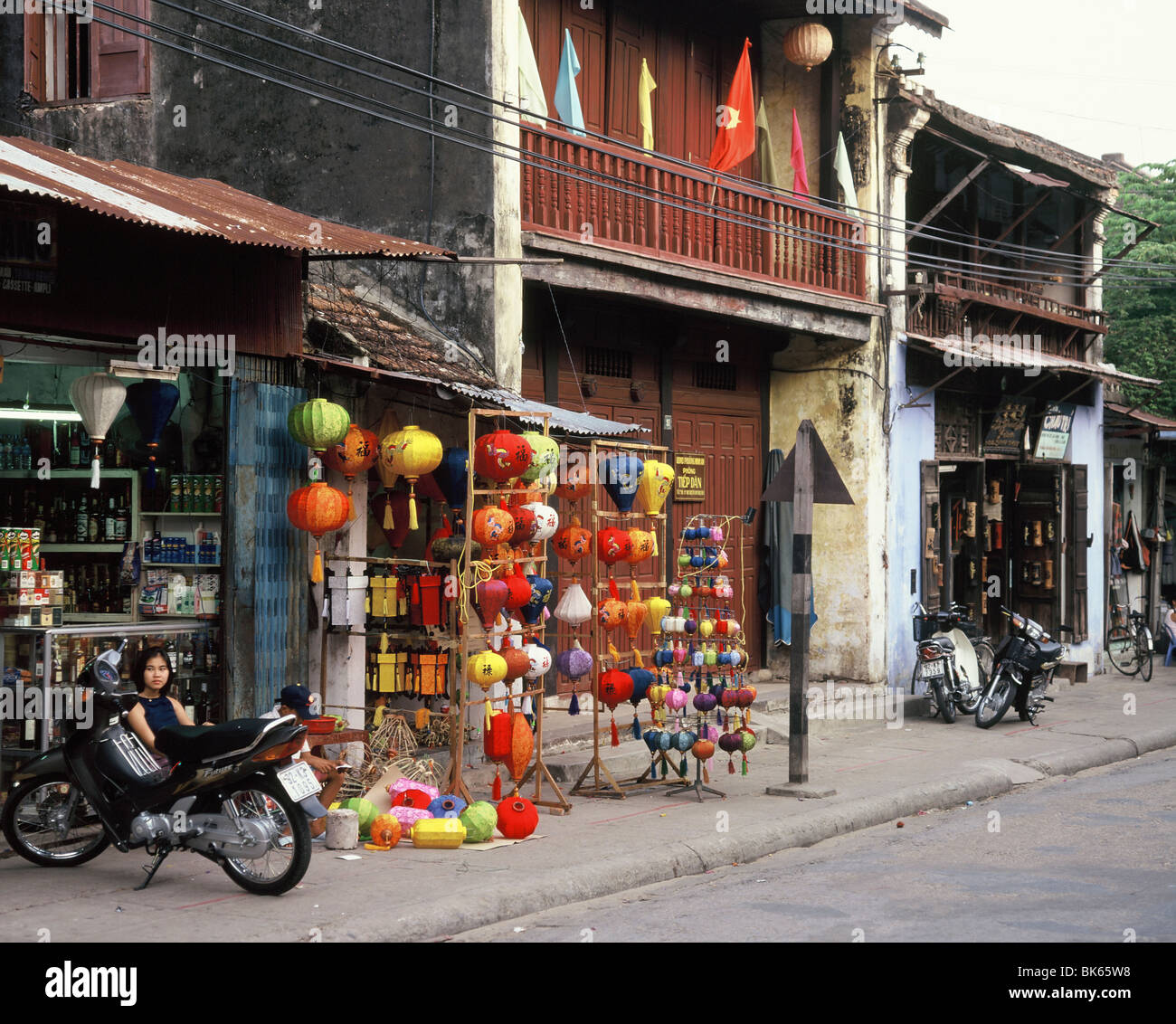 Maisons-boutiques à Hoi An, au Vietnam, en Indochine, en Asie du Sud-Est, Asie&# 10, Banque D'Images