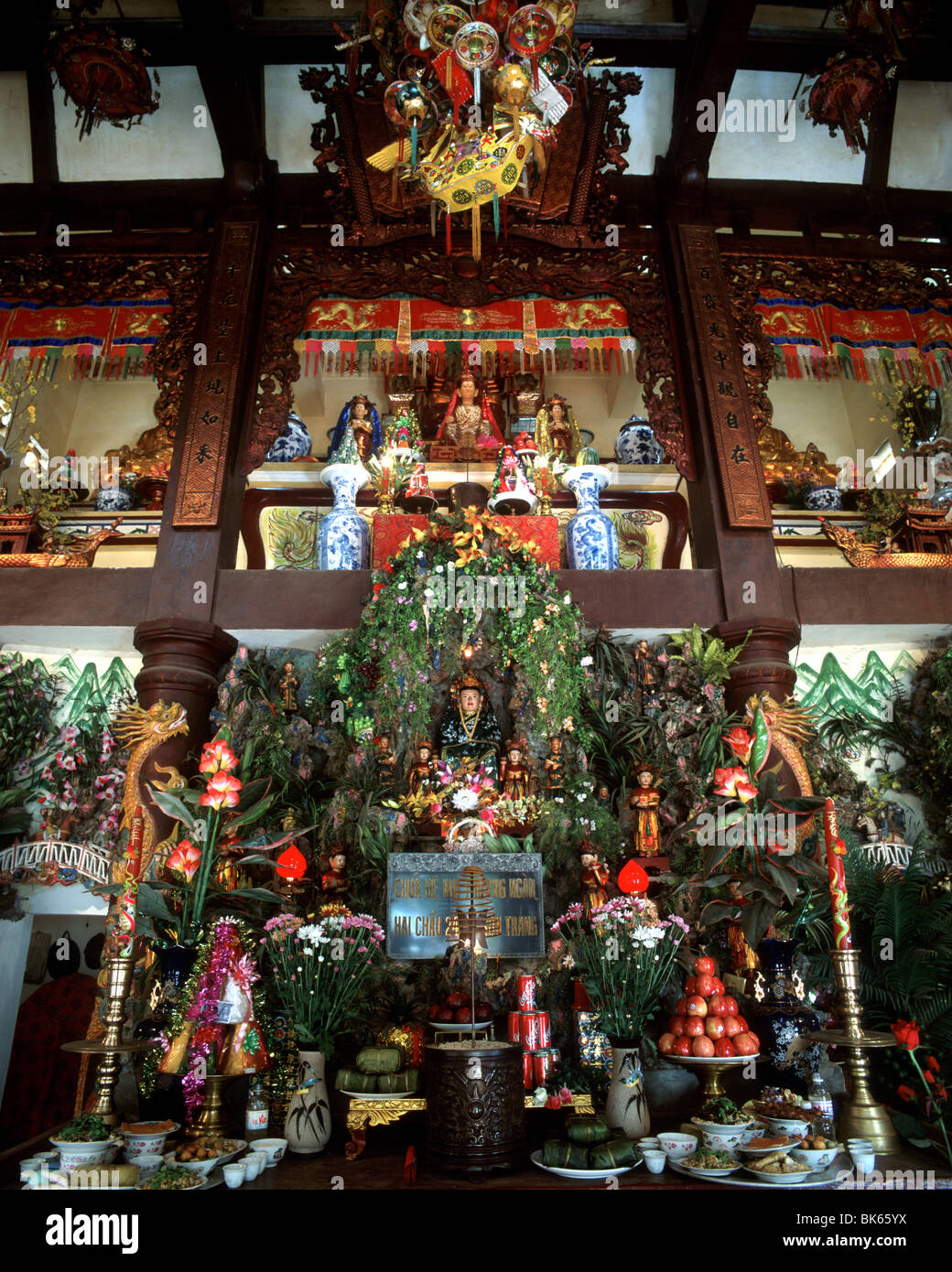 Thai Phu Ho, un Temple taoïste, Hanoï, Vietnam, Indochine, Asie du Sud-Est, l'Asie Banque D'Images