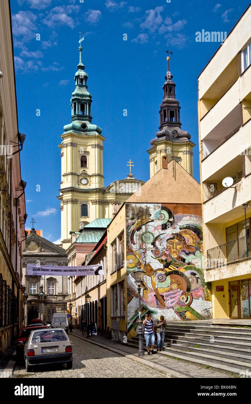 Ville de Legnica, Pologne Banque D'Images