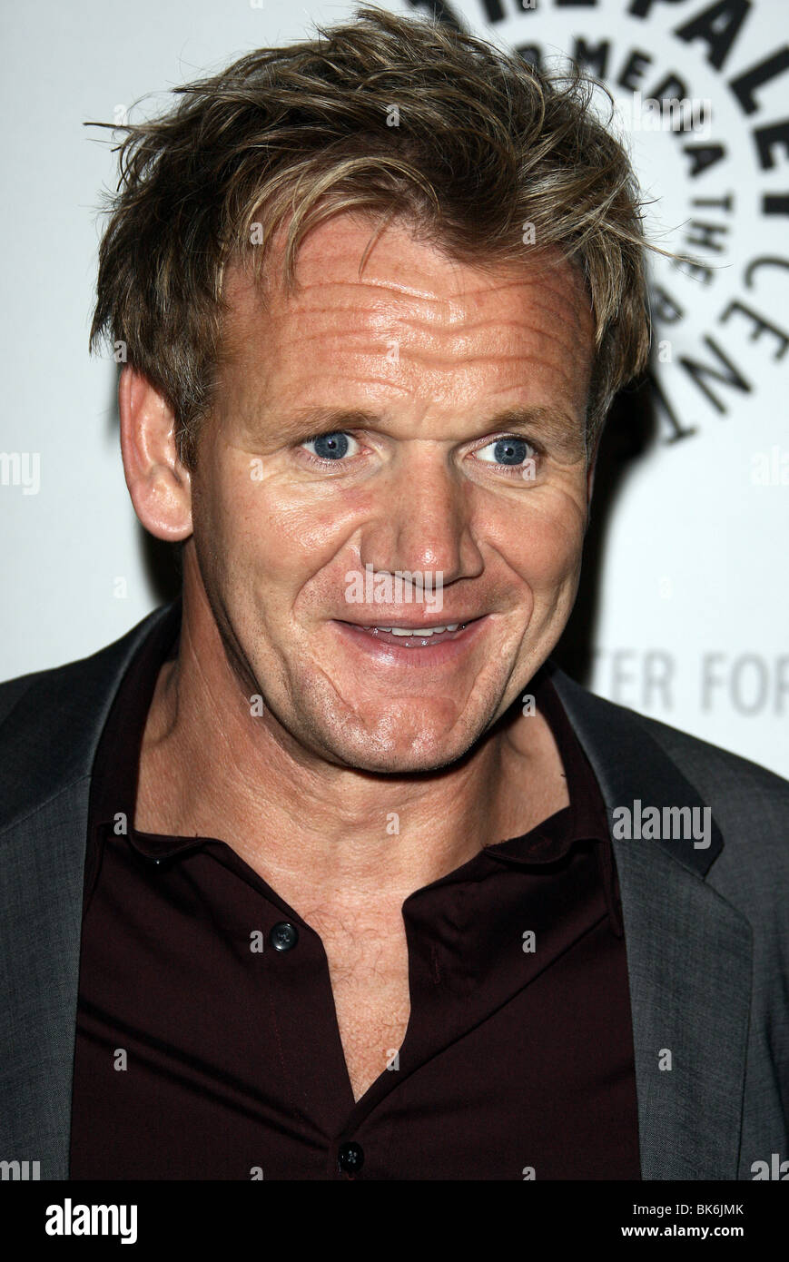 GORDON RAMSAY HELLS UNE NUIT DANS KITCCHEN AU PALEY CENTER BEVERLY HILLS LOS ANGELES USA 20 novembre 2007 Banque D'Images