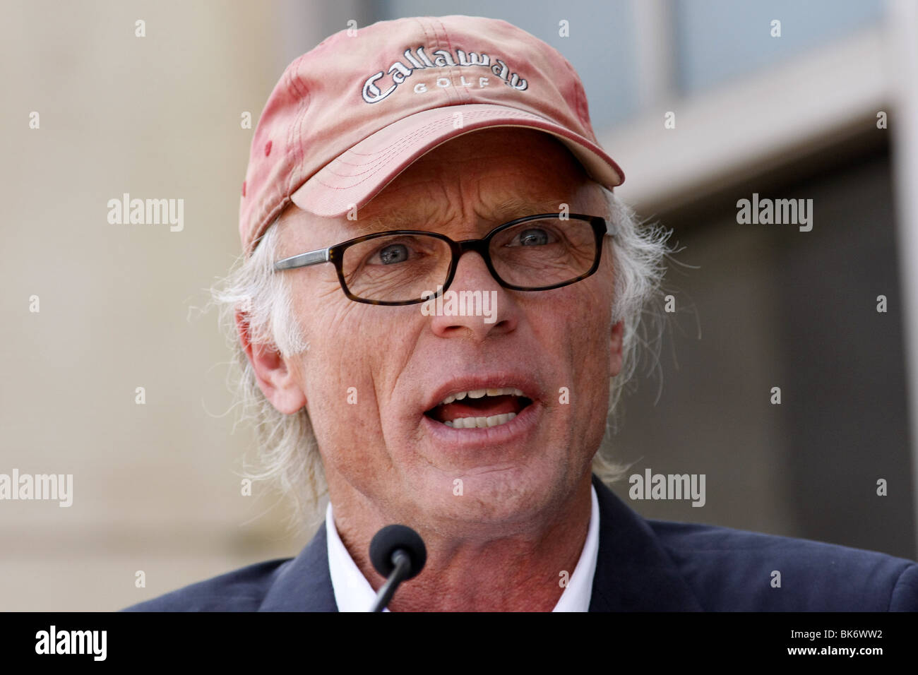 ED HARRIS HOLLY HUNTER Walk of Fame de Hollywood Hollywood LOS ANGELES USA 30 mai 2008 Banque D'Images