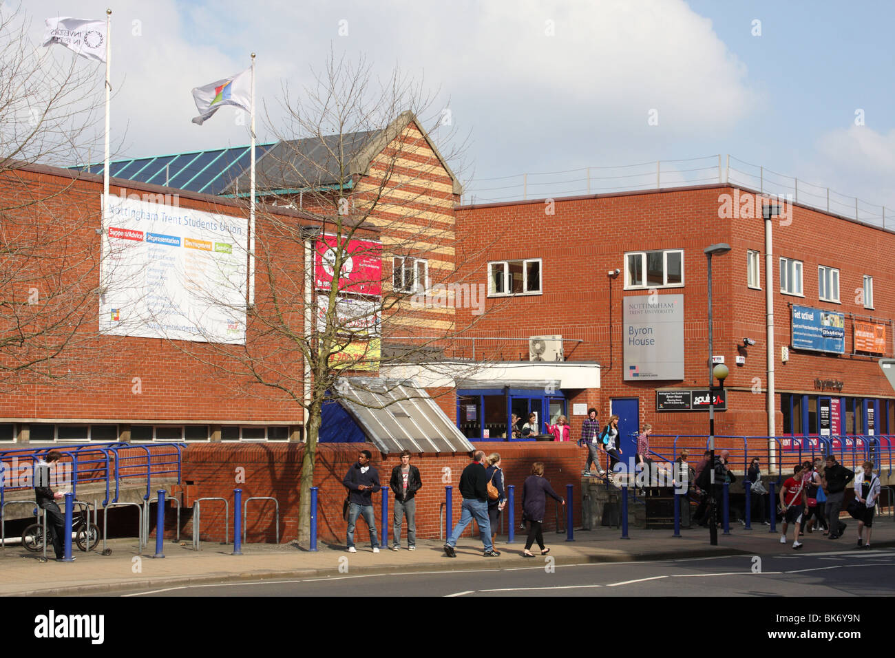 Byron House, Université de Nottingham, Nottingham, Angleterre, Royaume-Uni Banque D'Images