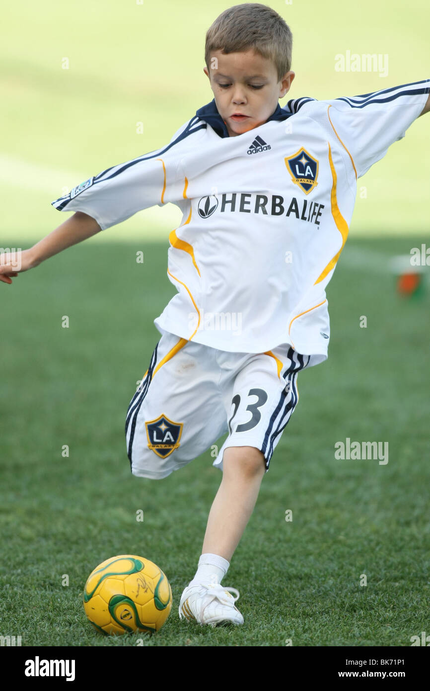 ROMEO BECKHAM LOS ANGELES GALAXY 2008 FANFEST HOME DEPOT CENTER CARSON CALIFORNIA USA 22 Mars 2008 Banque D'Images