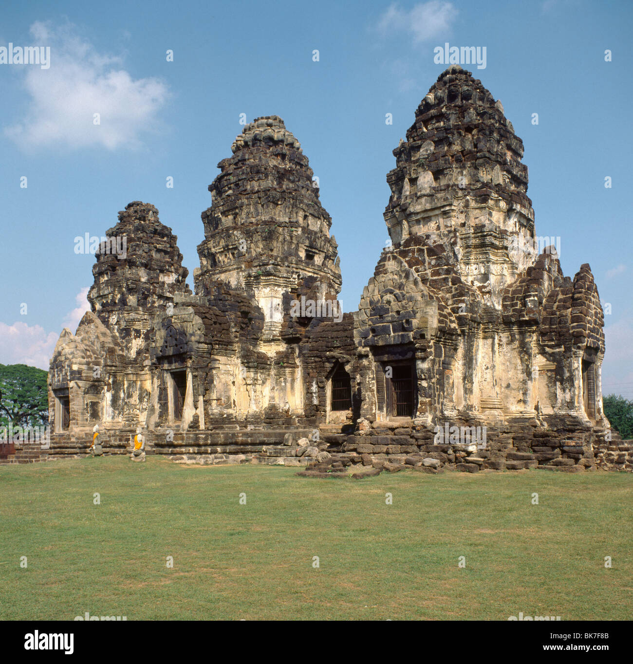 Le temple Khmer de Phra Prang Sam Yod, Lopburi, Thaïlande, Asie du Sud, Asie Banque D'Images