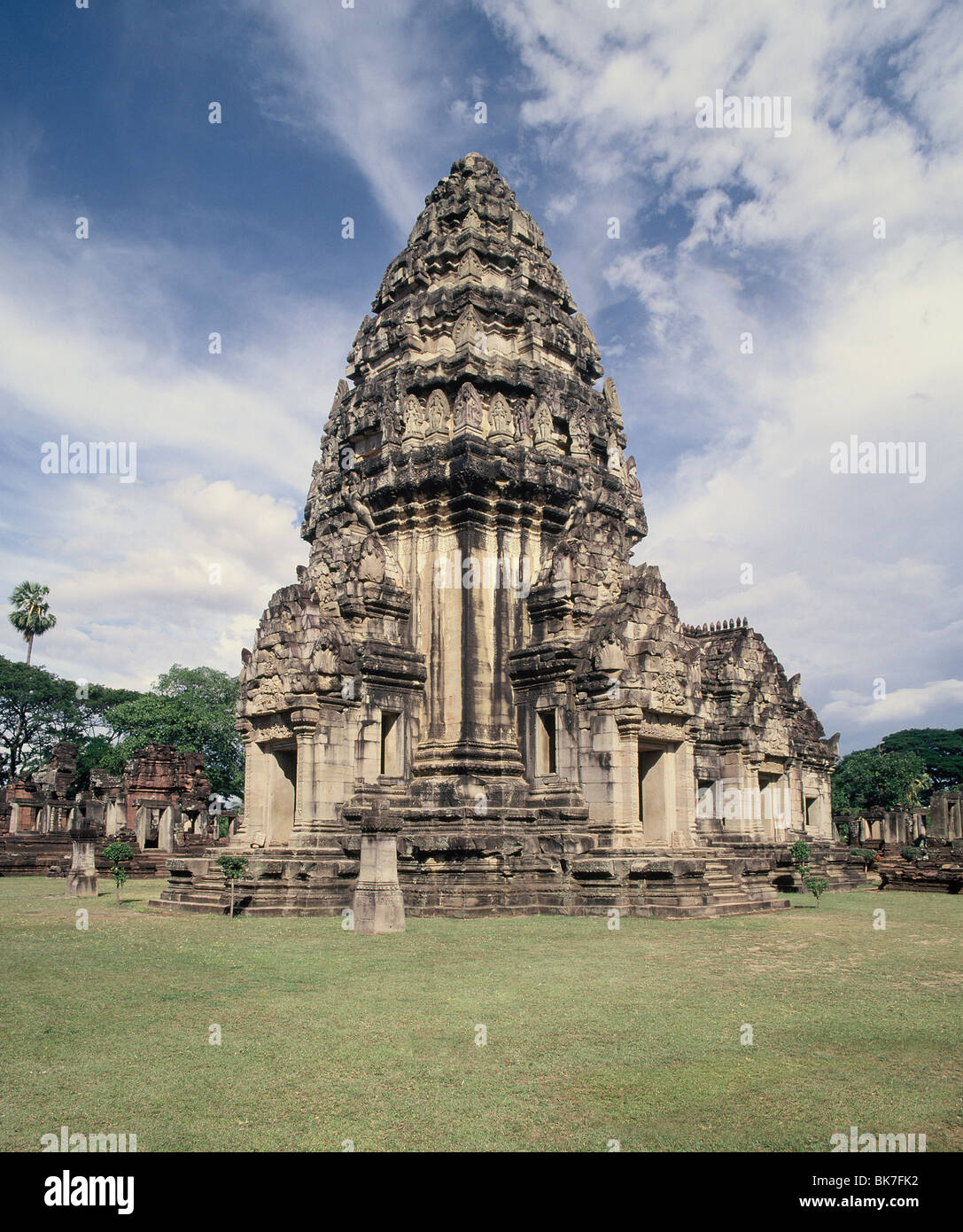 Prasat Hin Phimai, Khmer datant de la fin du 11e siècle, Nakhon Ratchasima, Thaïlande, Asie du Sud, Asie Banque D'Images
