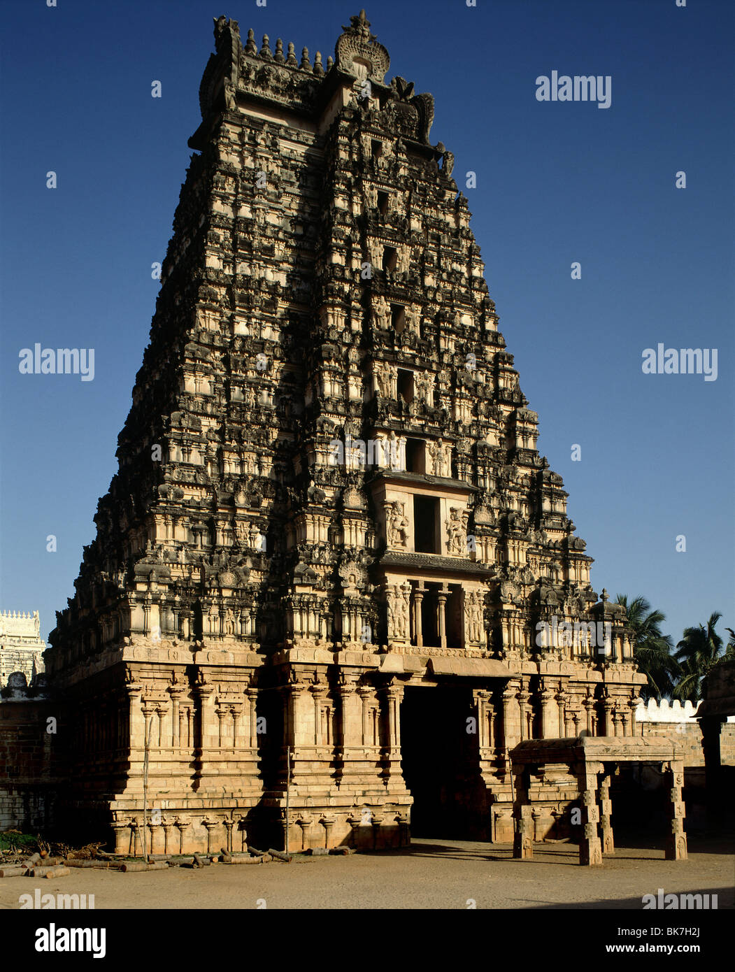 Srirangam Temple, Tamil Nadu, Inde, Asie Banque D'Images