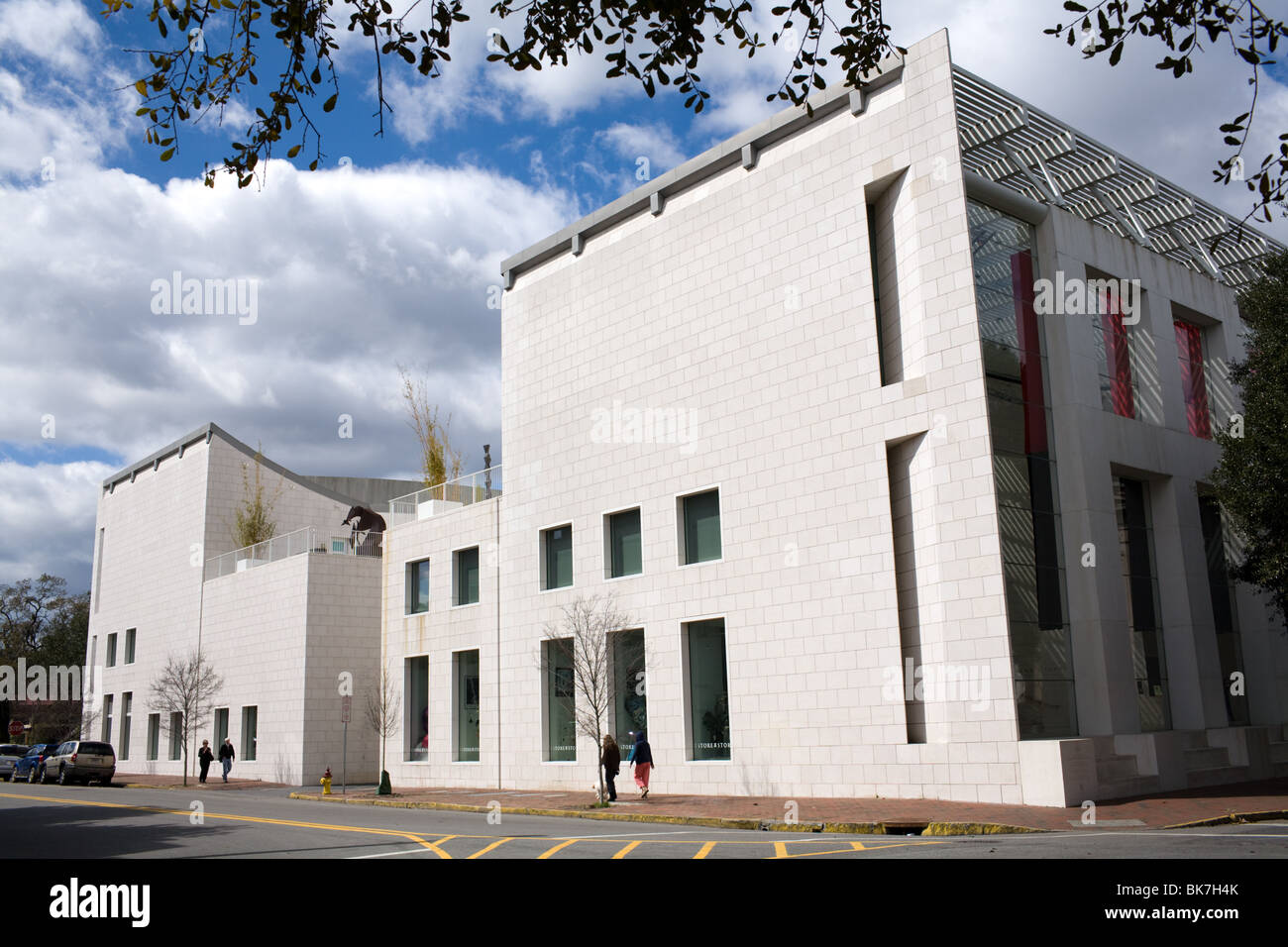 Jepson Centre for the Arts, partie de Telfair Museum, ouvert 2006, l'architecte Moshe Safdie, Savannah, Géorgie Banque D'Images