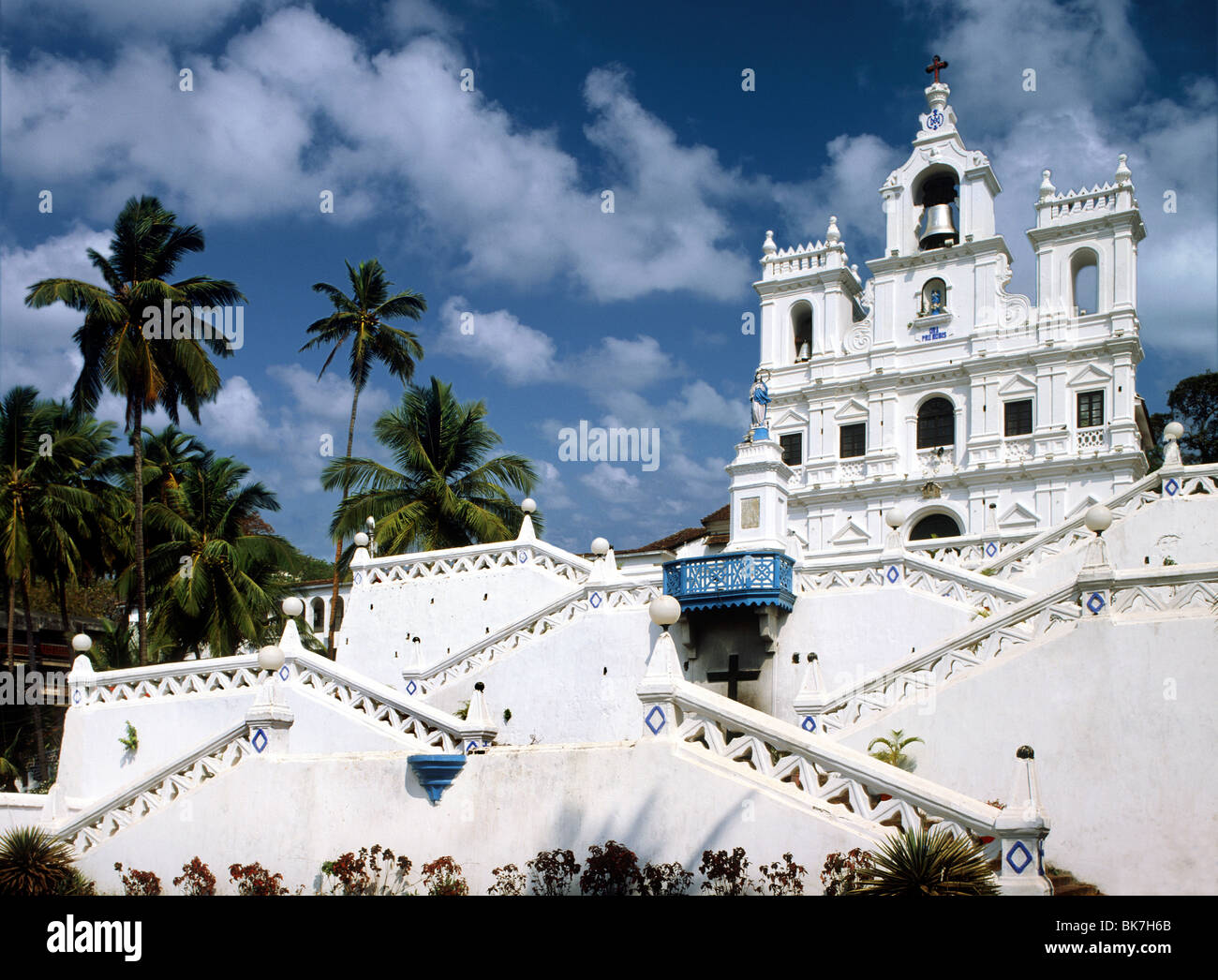 Cathédrale de Goa, Goa Panjim, Inde, Asie, Banque D'Images