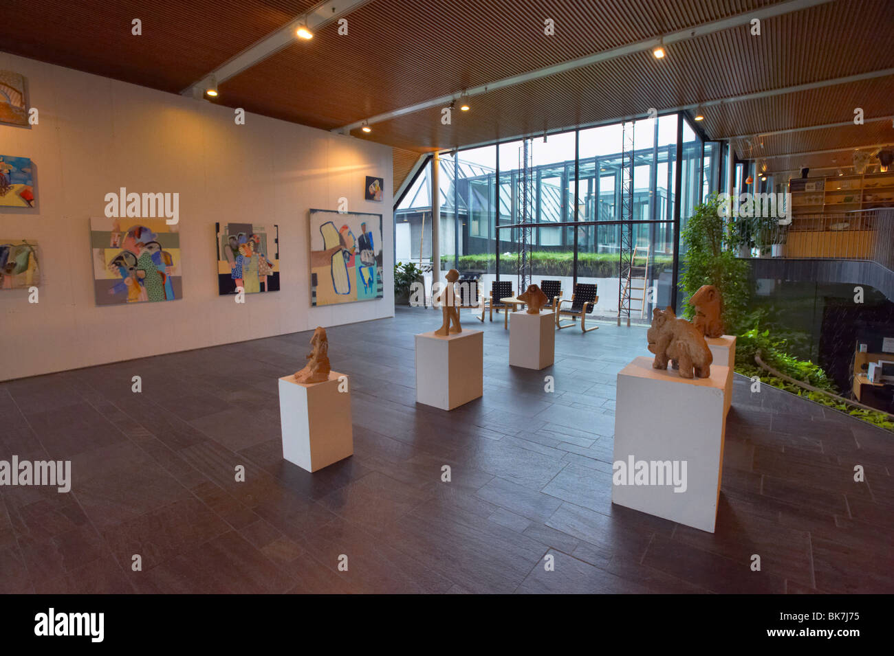 L'intérieur, la Maison Nordique, concert hall, Torshavn, Streymoy, Îles Féroé (îles Féroé), Danemark, Europe Banque D'Images