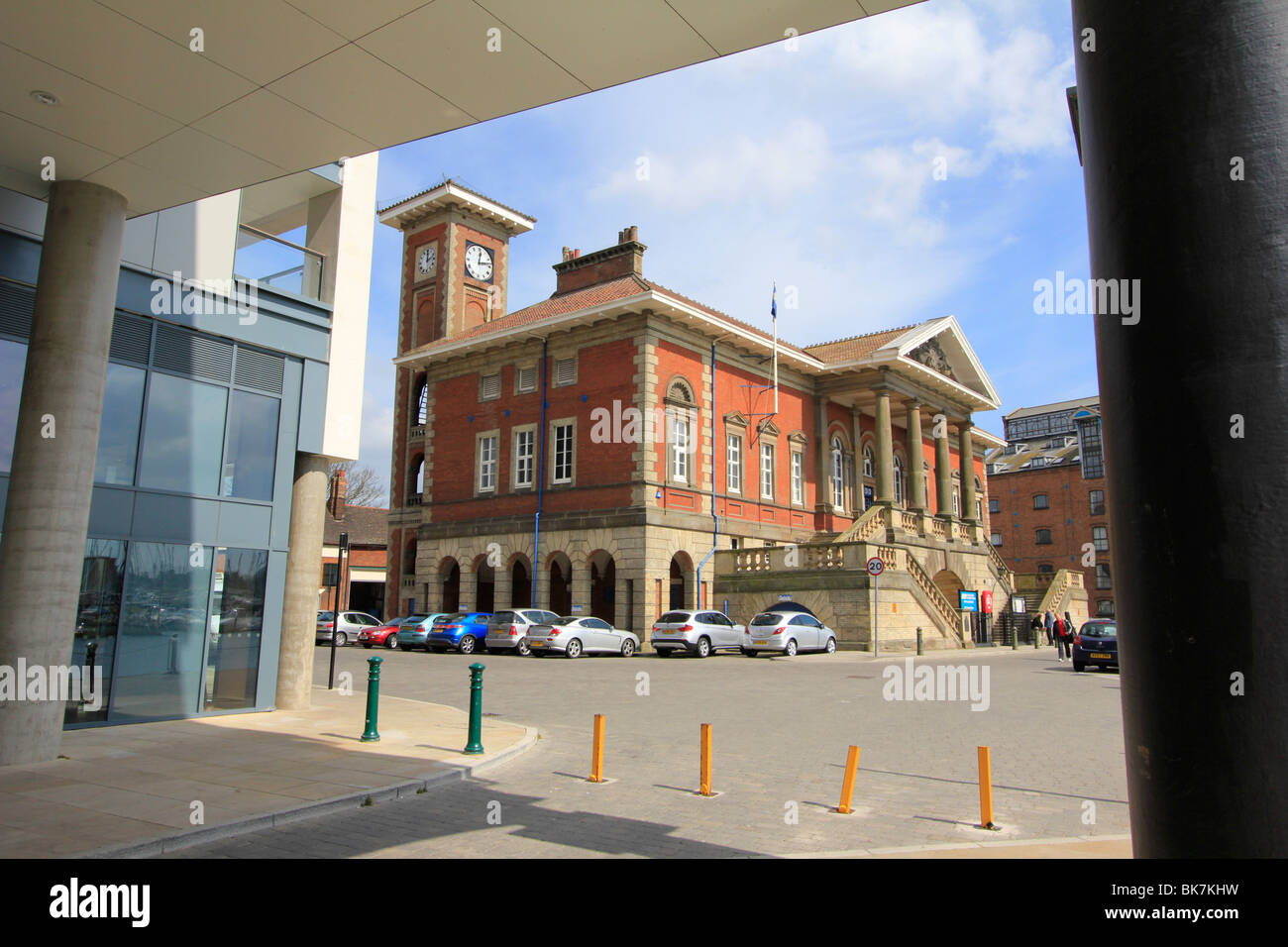 Custom house Ipswich Suffolk haven marina england uk go Banque D'Images