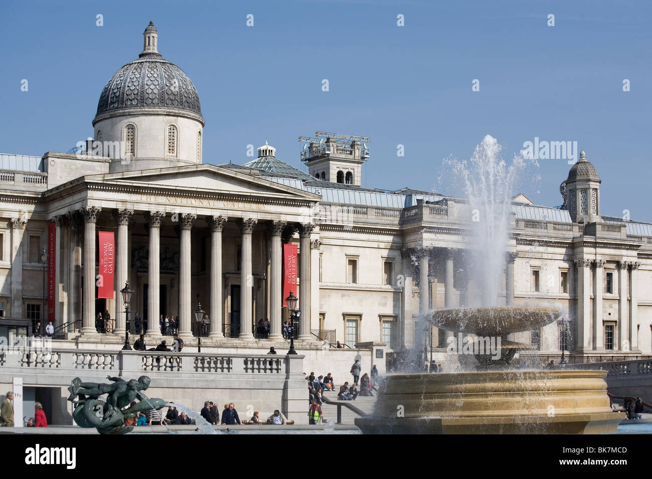 Angleterre Londres Trafalgar square Banque D'Images