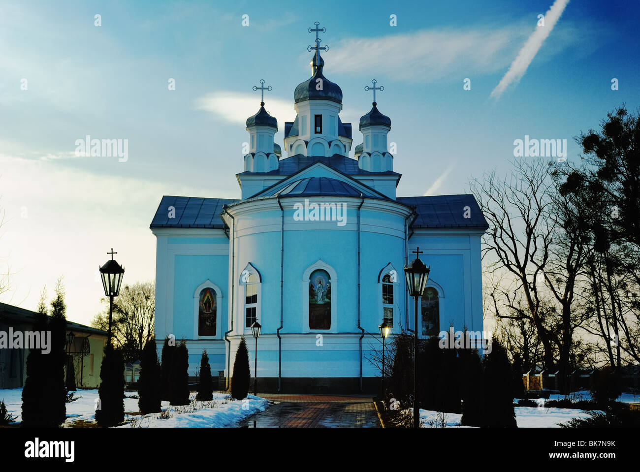 Tryhirskyy - Monastère de la Transfiguration du Sauveur de Jytomyr, l'une des plus anciennes églises de l'Ukraine Banque D'Images