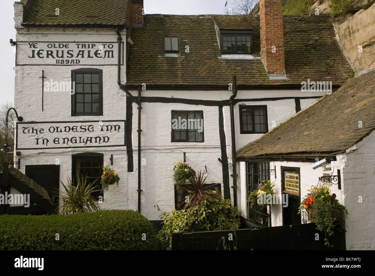 Angleterre Nottingham Voyage à Jerusalem Inn Banque D'Images