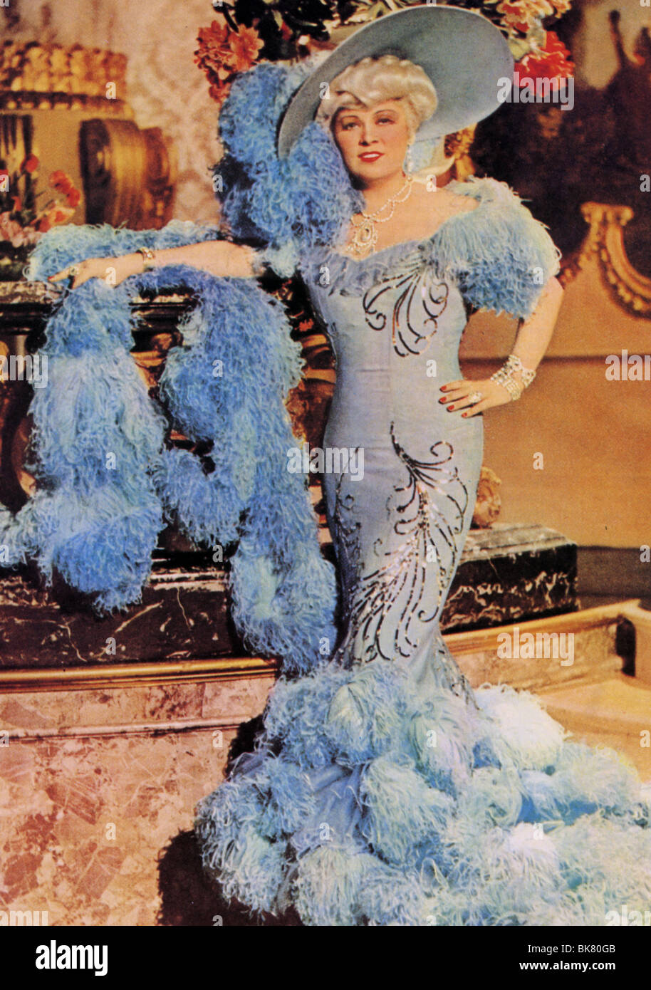 Ouest de MAE dans le film Paramount 1934 Belle des années 90 Banque D'Images