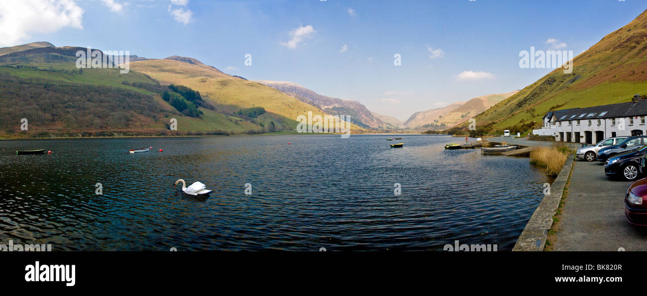 Avis de Tal-Llyn Lake dans la région de Snowdonia, Gwynedd, Pays de Galles Banque D'Images