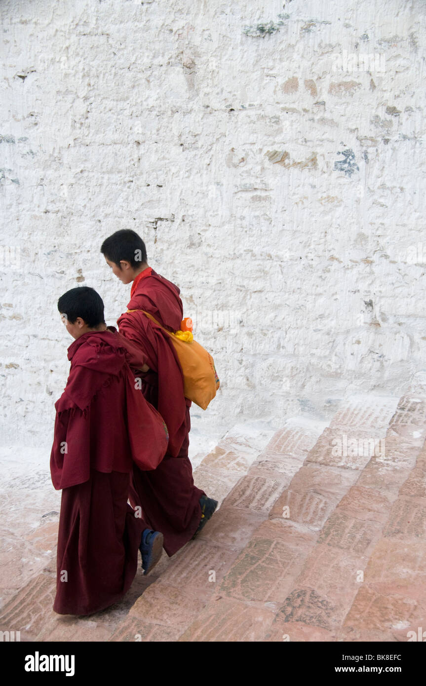 La vie traditionnelle du Tibet Banque D'Images