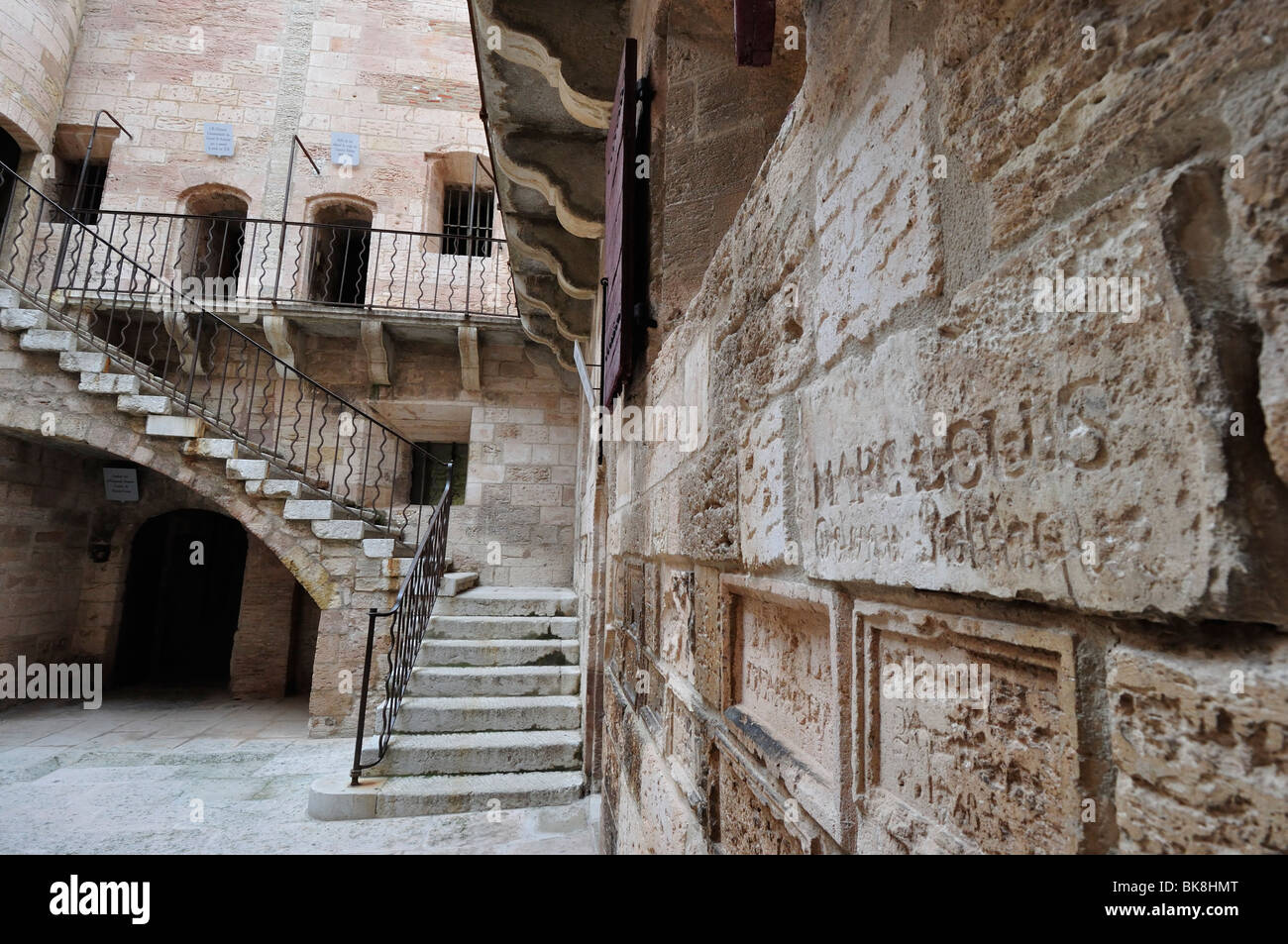 Chateau d'If forteresse prison, baie de Marseille, où un personnage de Comte de Monte-Cristo a été emprisonné Banque D'Images