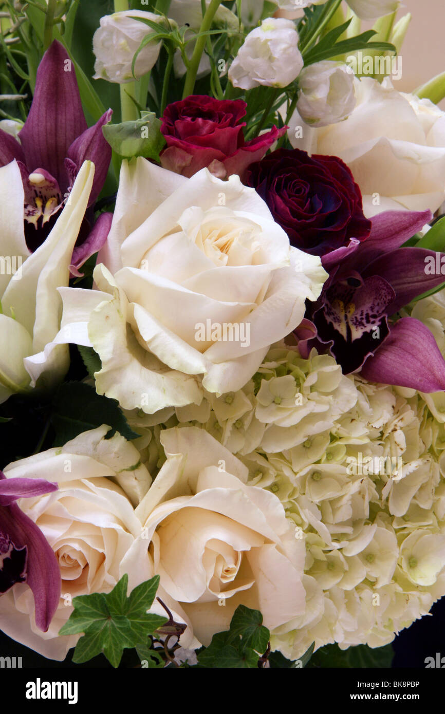 Des fleurs de mariage, le comté de Los Angeles, Californie, États-Unis d'Amérique Banque D'Images