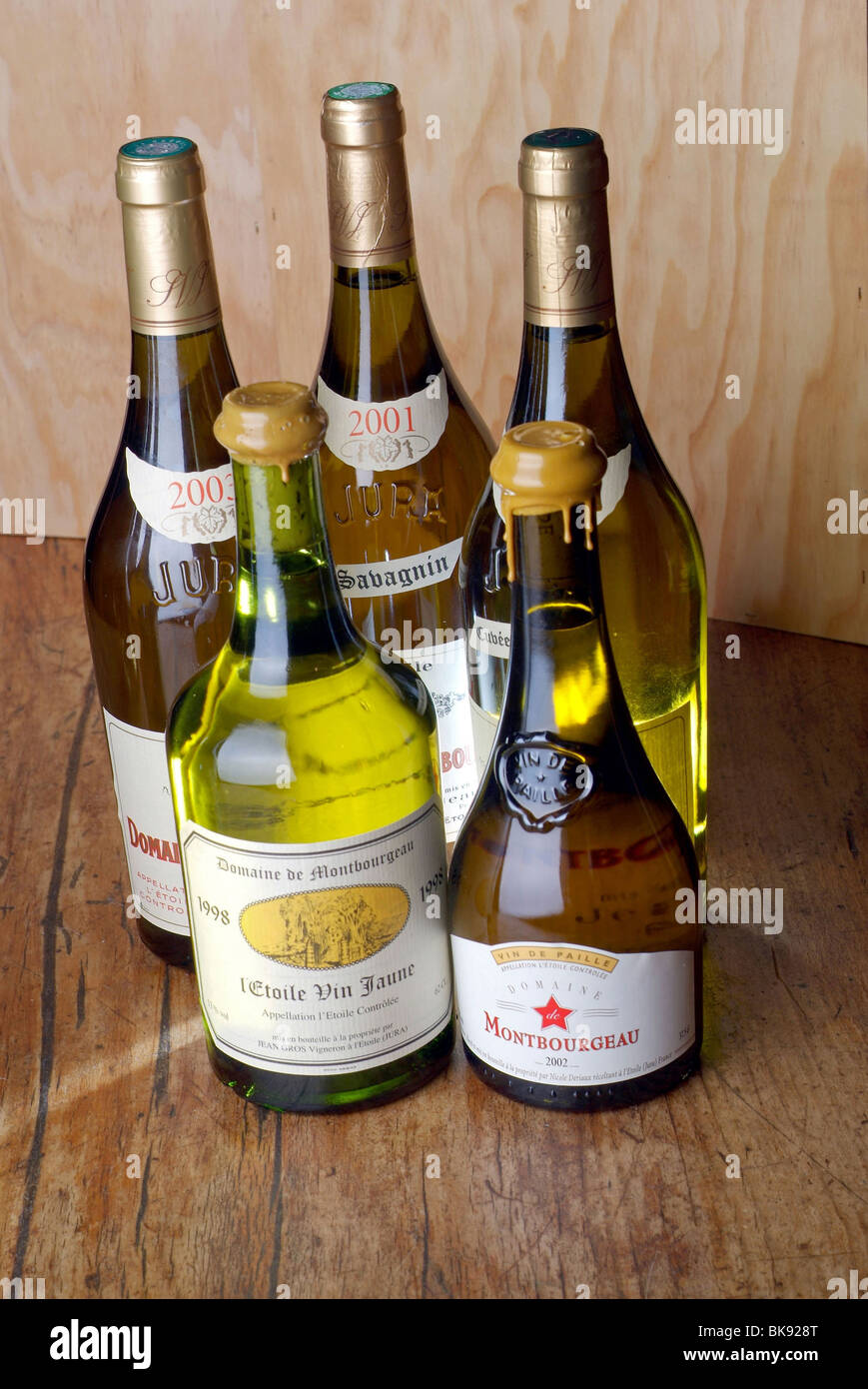Vin blanc du Jura, domaine de Montbourgeau' property Banque D'Images