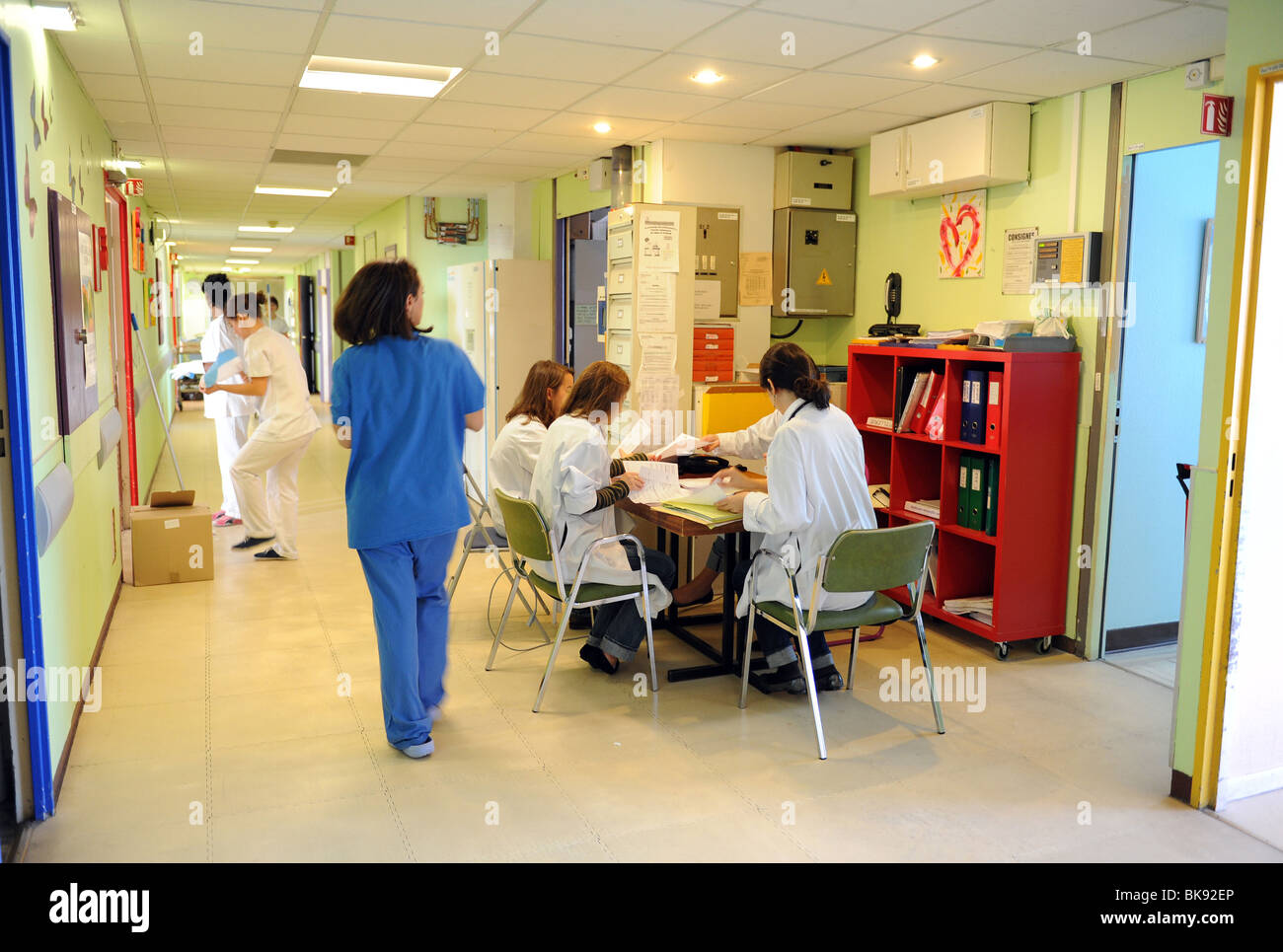 Lyon (69) : l'hôpital Louis Pradel Banque D'Images