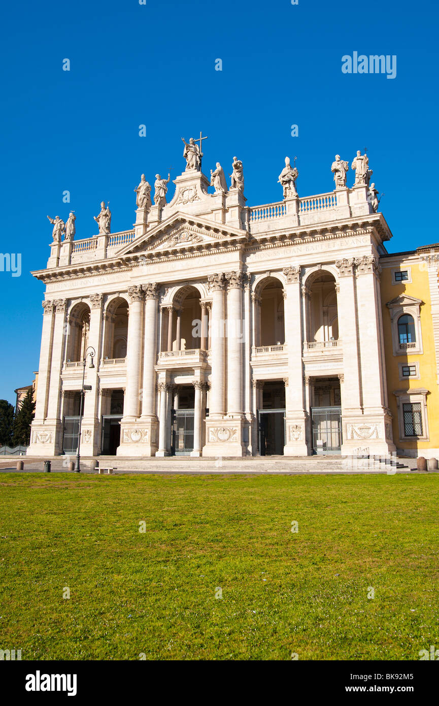 La basilique de San Giovanni in Laterano Rome Italie Banque D'Images