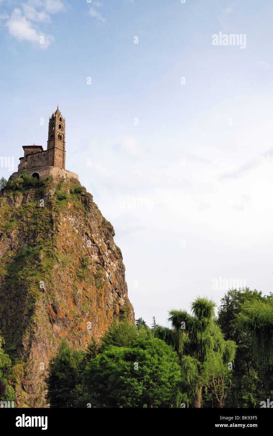 Le Puy-en-Velay (43) : Chapelle Saint Michel d'Aiguilhe Banque D'Images