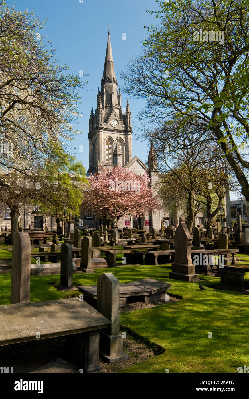 Église Saint-Nicolas et cimetière, Aberdeen, Écosse Banque D'Images