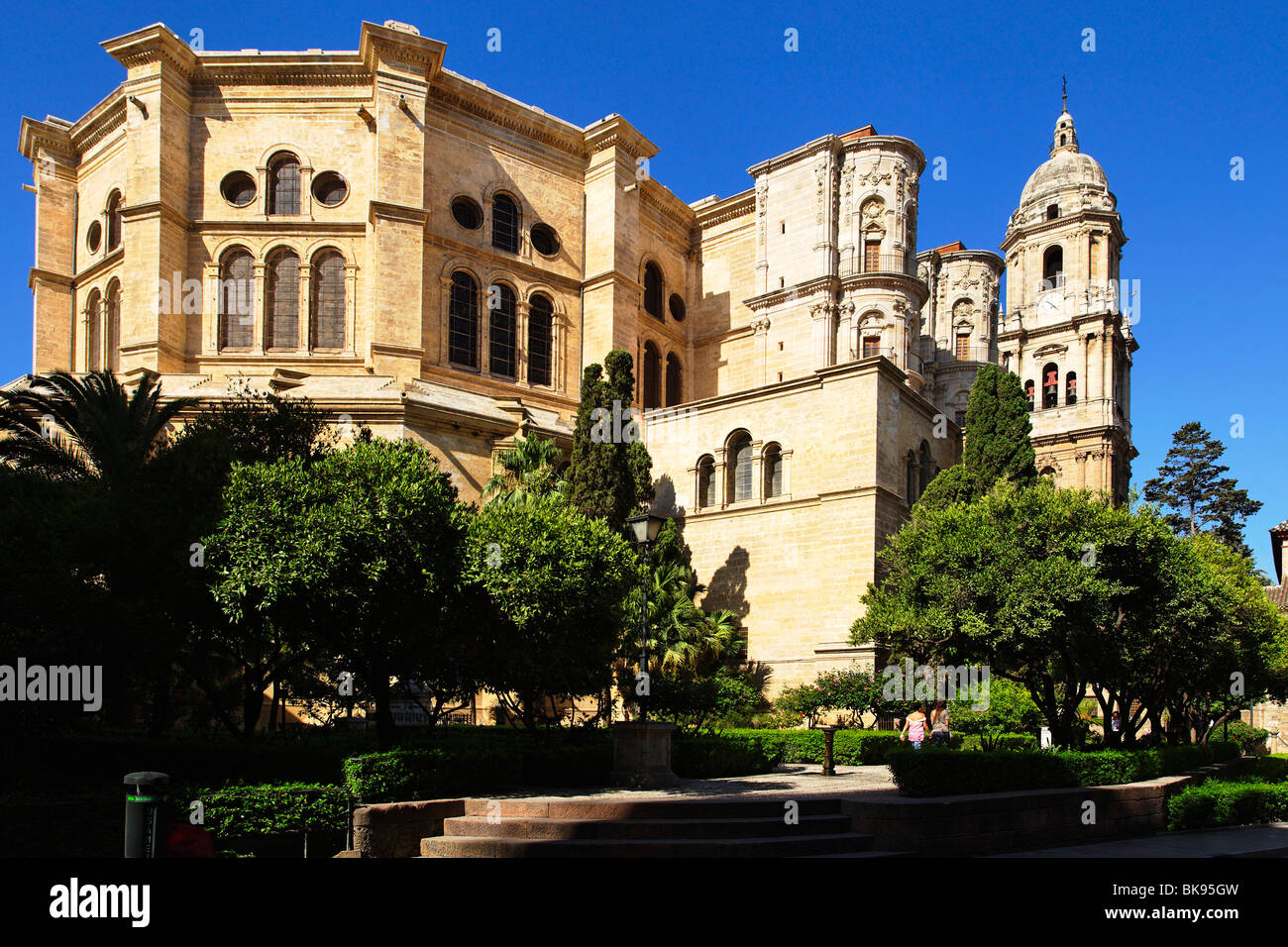 Cathédrale Santa Iglesia Catedral Basilica de la Encarnacion, Malaga, Andalousie, Espagne Banque D'Images