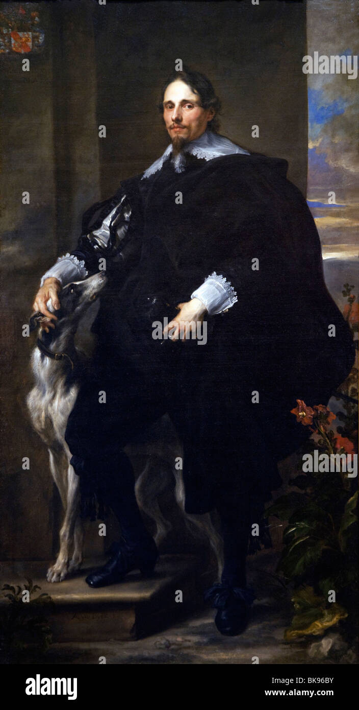 Philippe le Roy, Seigneur de Ravels par Sir Anthony Van Dyck, Wallace Collection, Londres, Royaume-Uni Banque D'Images