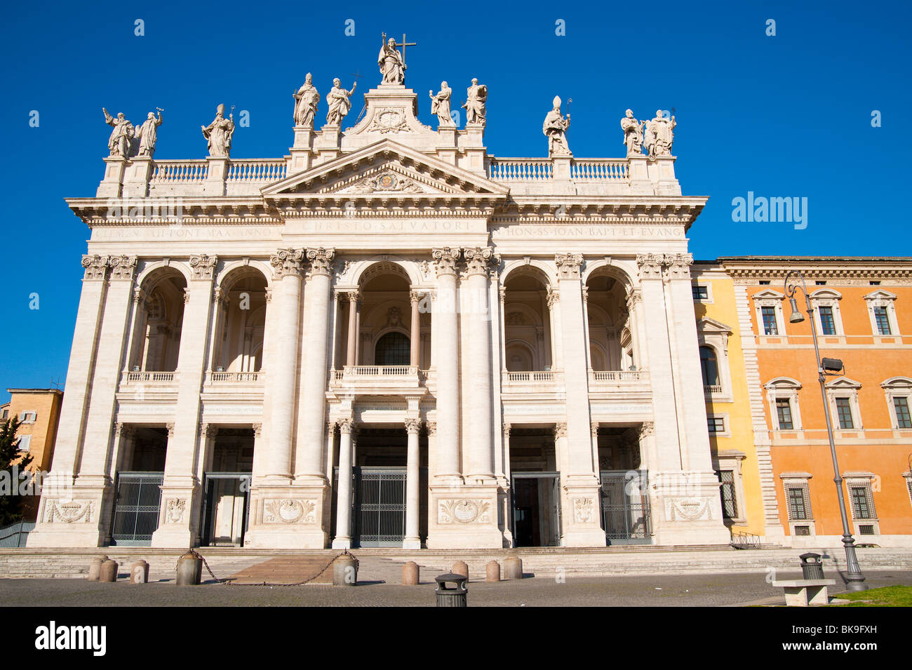 La basilique de San Giovanni in Laterano Rome Italie Banque D'Images