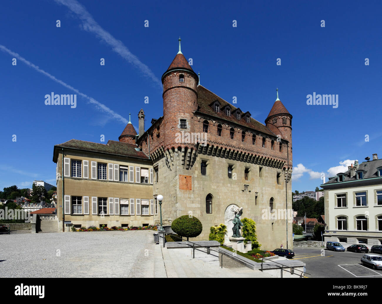 Château St-Maire, Lausanne, Canton de Vaud, Suisse Banque D'Images