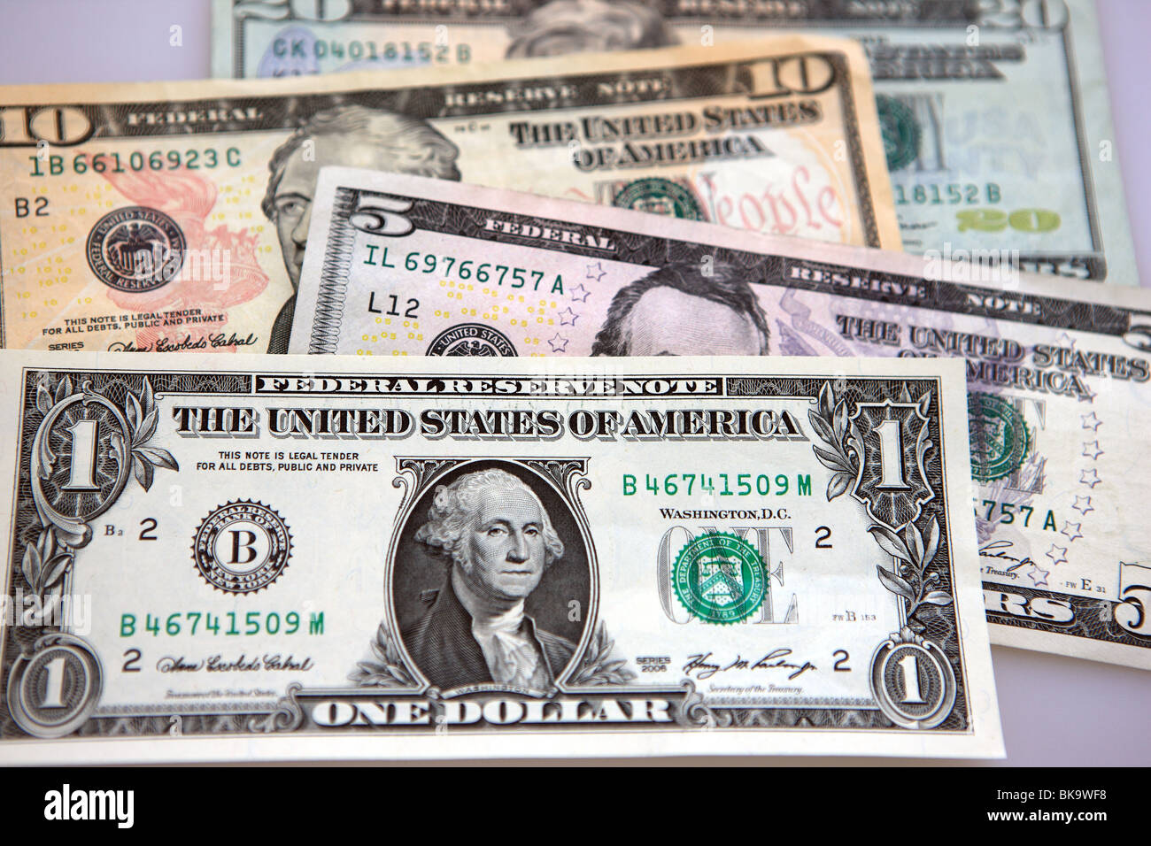 Dollars US Banque D'Images