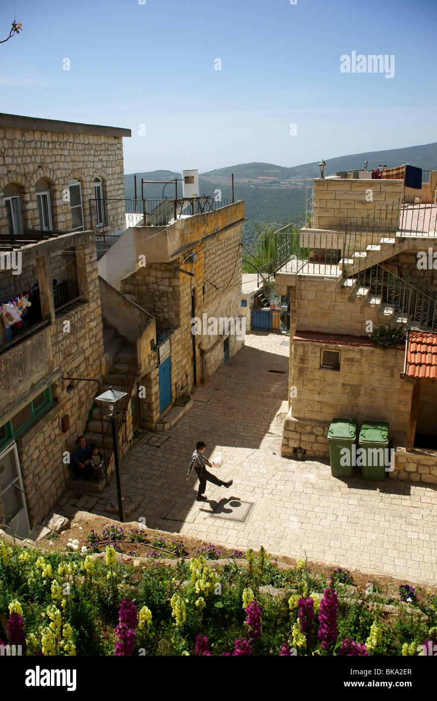 Vieux Zefat ,Safed,Tzfat,Zephath Banque D'Images
