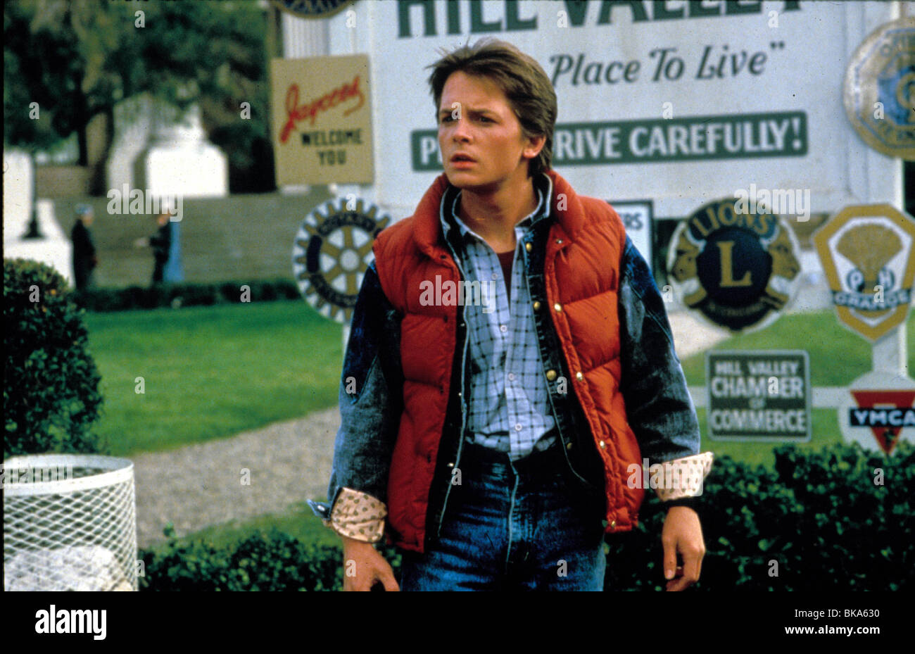 Retour vers le futur (1985) MICHAEL J. FOX BTF 008 Banque D'Images