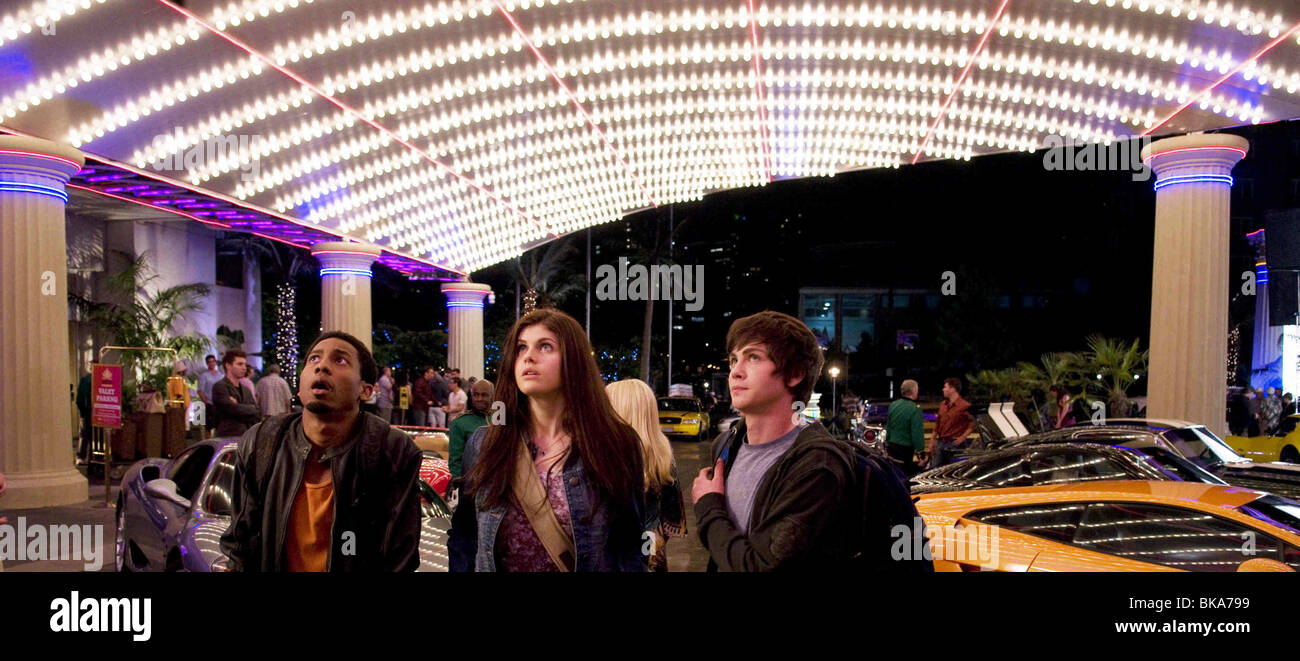 Percy Jackson et les Olympiens Lightning Thief Année 2010 Réalisateur Chris Columbus Brandon T. Jackson, Alexandra Daddario, Logan Banque D'Images