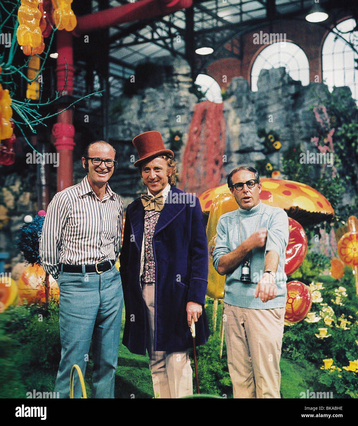 Willy Wonka et la Chocolaterie Année : 1971- USA Réalisation : Mel Stuart Gene Wilder, Mel Stuart Shooting photo Banque D'Images