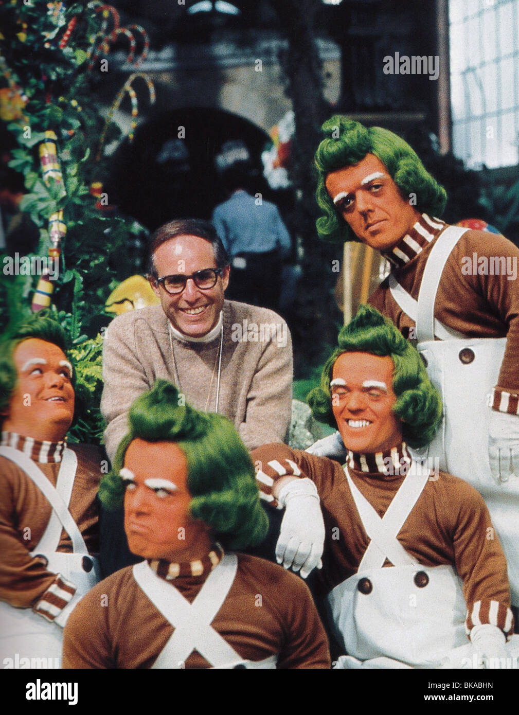 Willy Wonka et la Chocolaterie Année : 1971- USA Réalisation : Mel Stuart Mel Stuart Shooting photo Banque D'Images