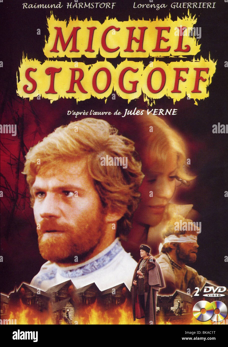 Michel Strogoff série TV 1975 - France / Belgique Raimund Harmstorf DVD poster Banque D'Images