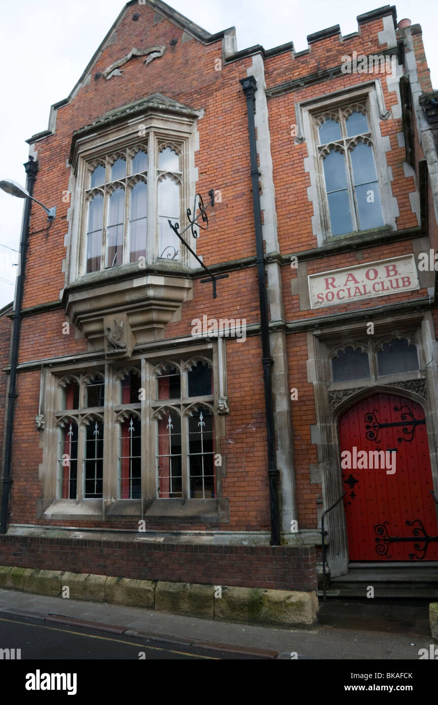 L'ancienne Banque d'épargne de Lynn, King's Lynn, Norfolk, Angleterre Banque D'Images