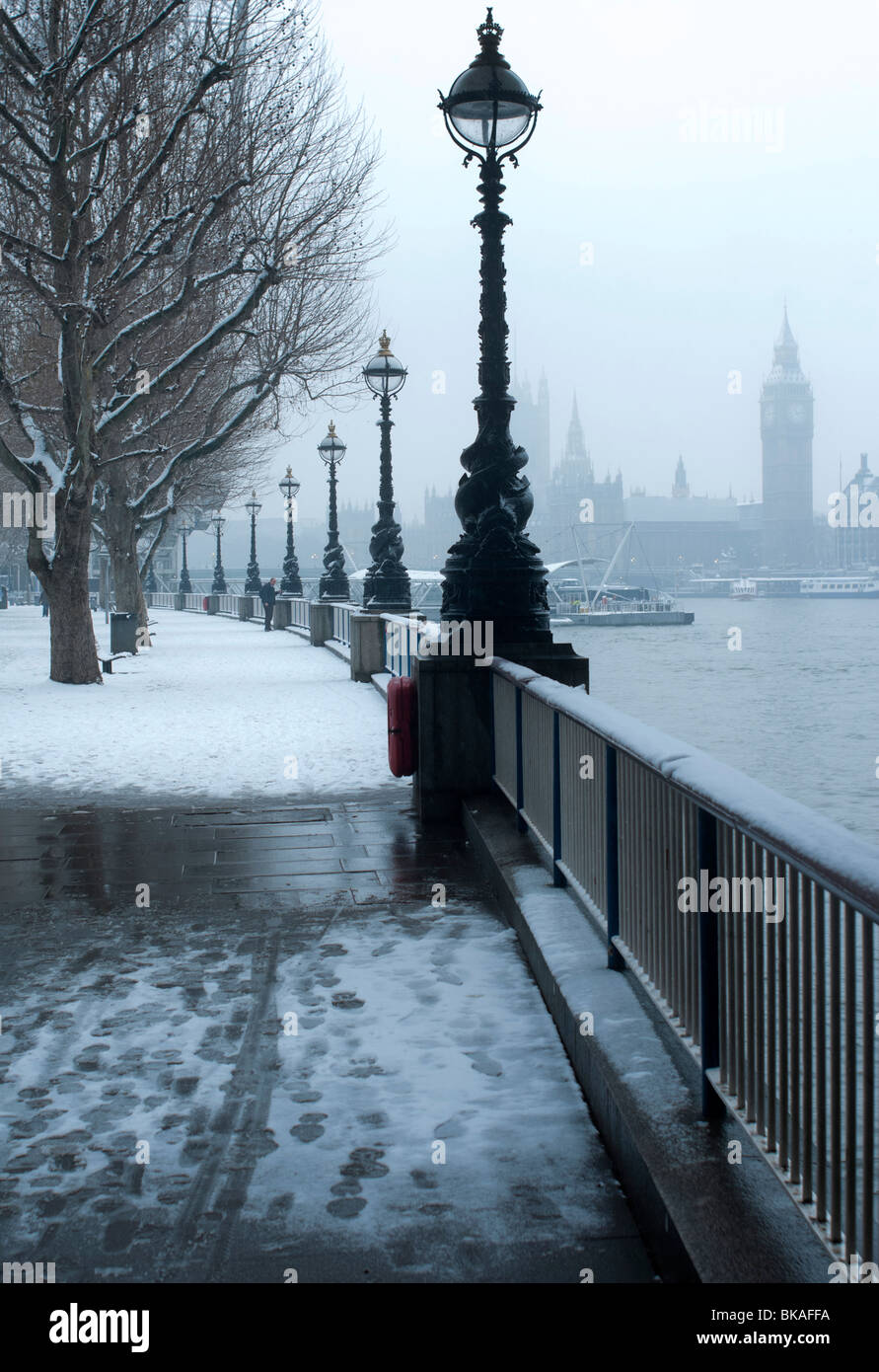 La Queens Promenade, South Bank, Londres, Grande-Bretagne Banque D'Images