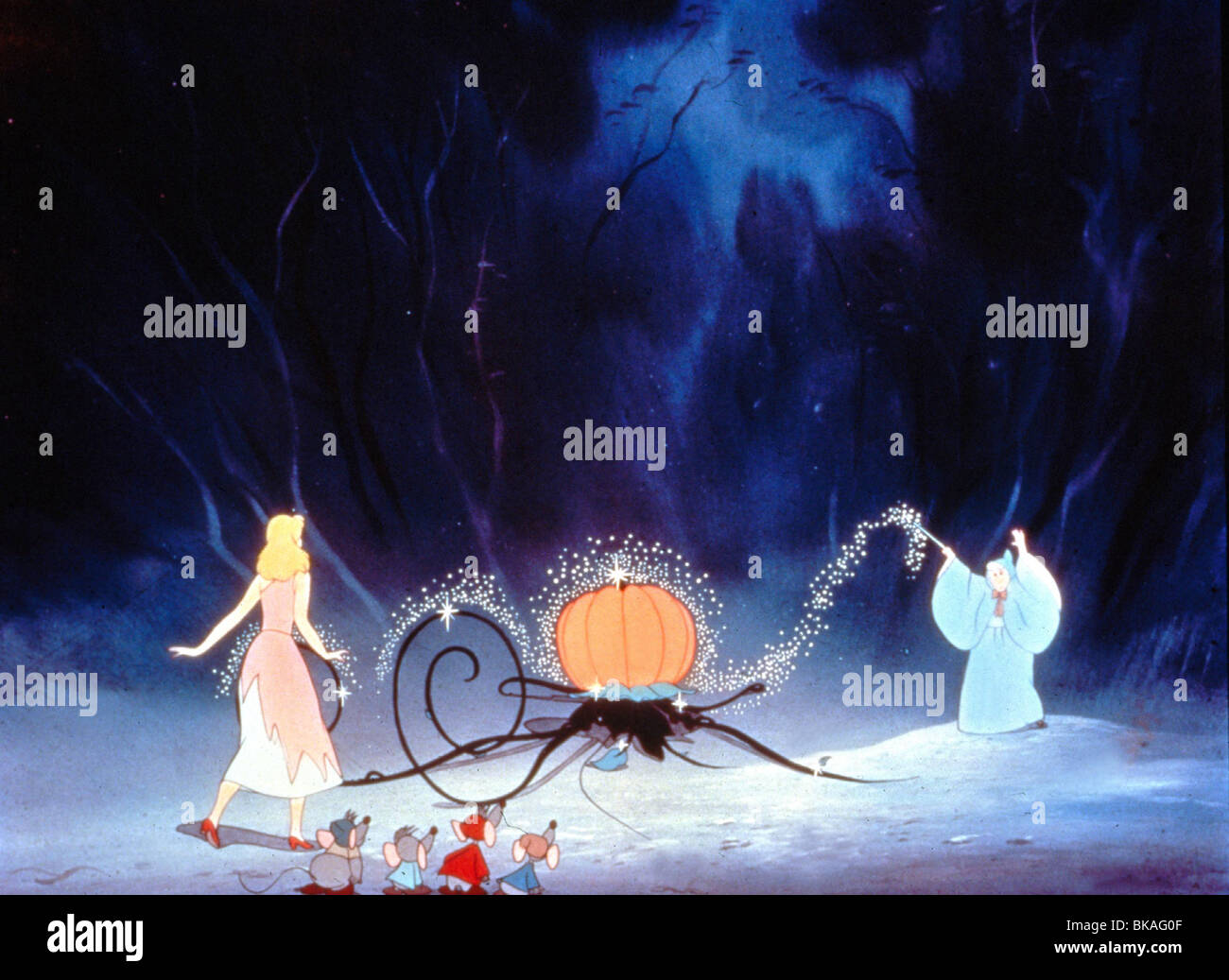 Cendrillon (ANI - 1950) CRÉDIT D'ANIMATION DISNEY CIN 002 Banque D'Images