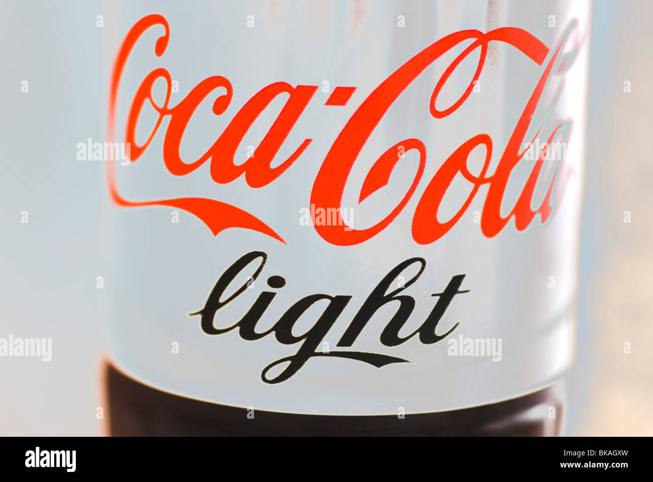 Bouteille de coca-cola light Banque D'Images